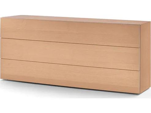 People 3-Drawer Dresser in Bleached Ash