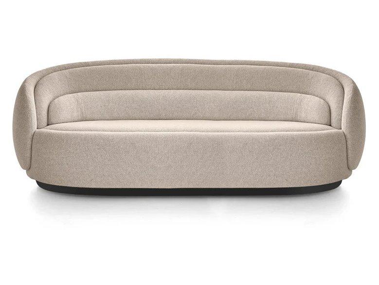 Peonia 2-Seat Sofa in Zea 01 Beige Fabric