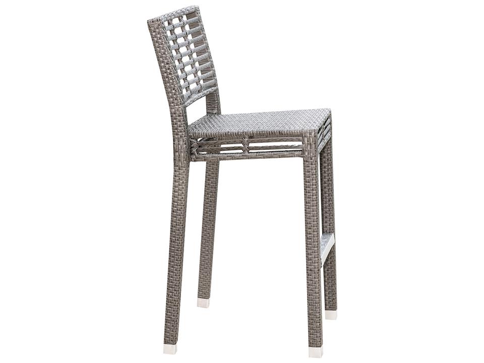 Graphite Set of 2 Stackable Outdoor Barstools