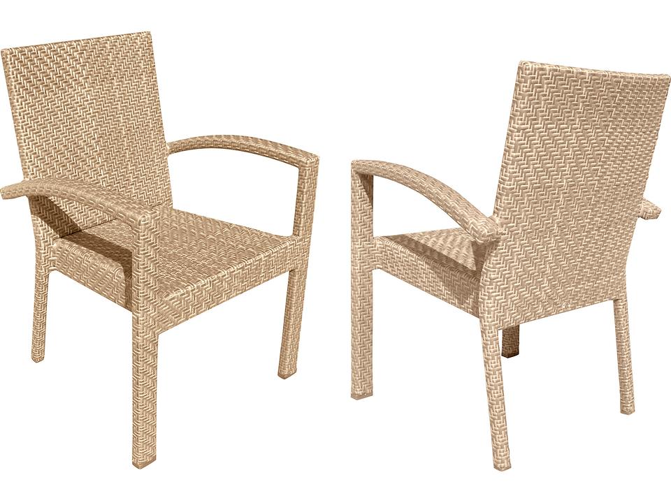 Austin Outdoor Stackable Dining Armchair Set of 2 Aluminum Wicker Honey