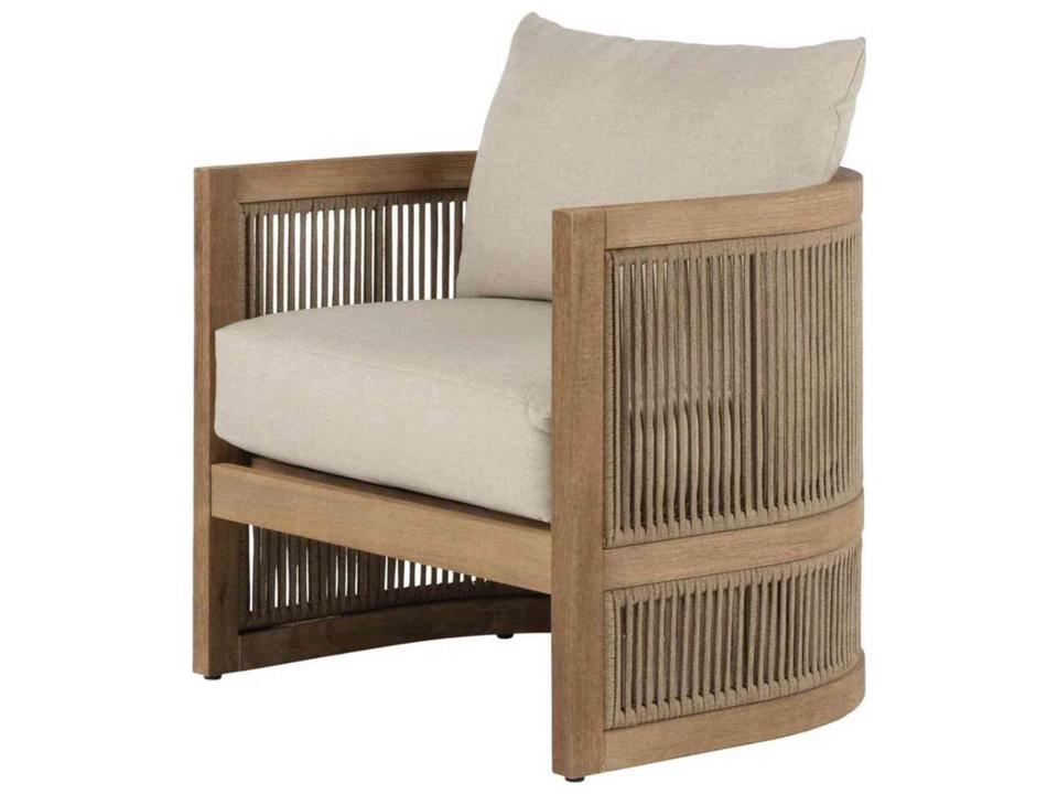 Cabo Outdoor Lounge Chair with Weather-Resistant Cushions