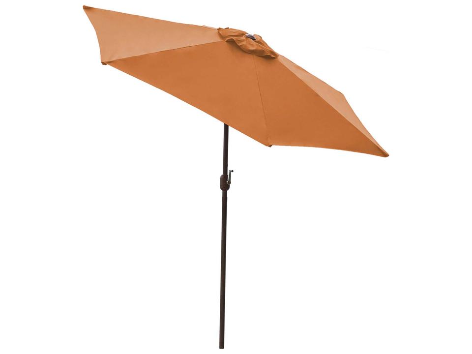 9-Foot Octagon Patio Umbrella with Crank Tilt in Orange