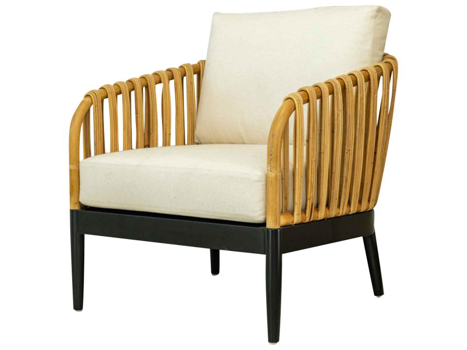 Java Lounge Chair with Natural Pencil Rattan
