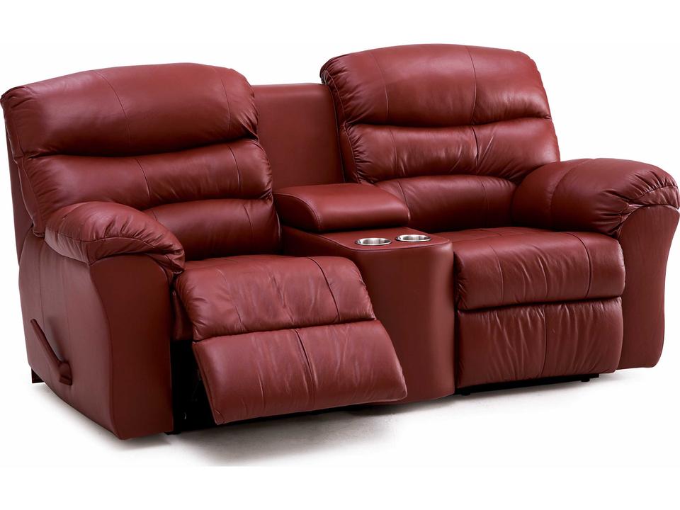 Durant Reclining Loveseat with Console and Cupholders