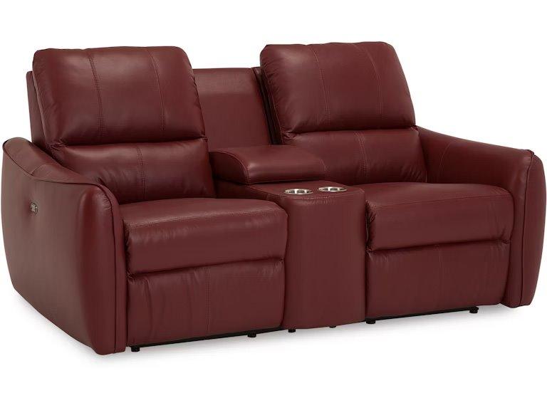 Arlo Power Reclining Loveseat with Console and Cupholders