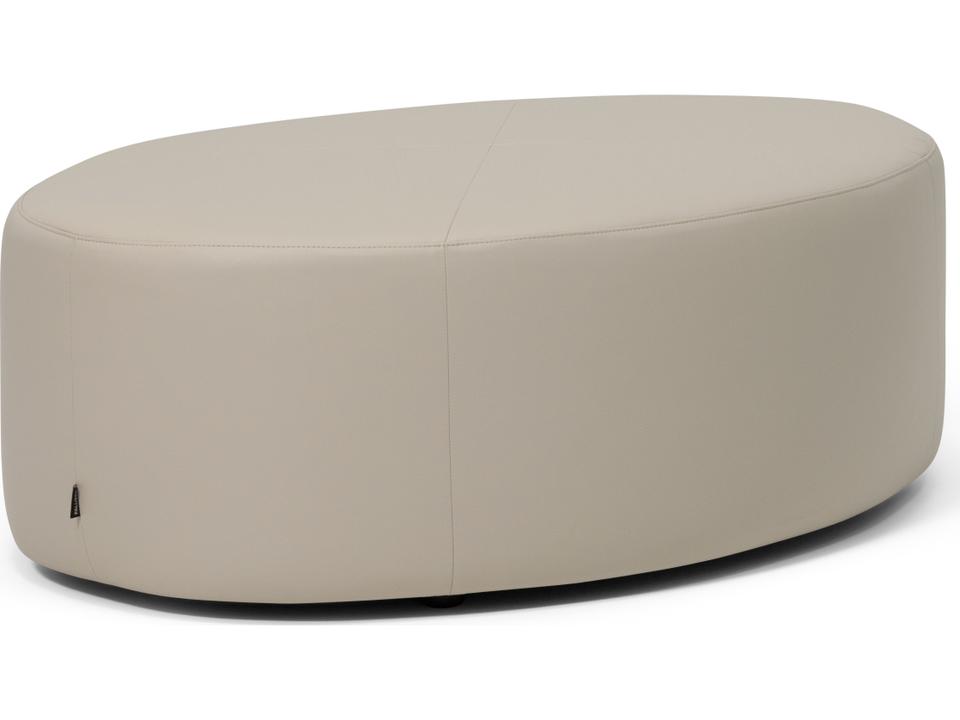 Mingle Upholstered Oval Ottoman