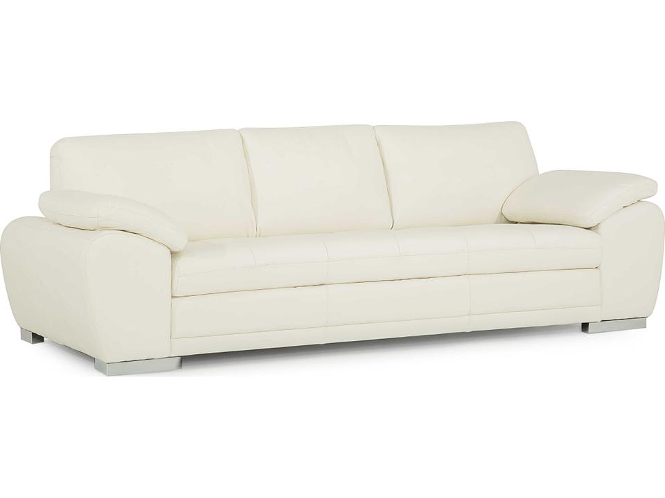 Miami 3-Seat Standard Sofa Modern Fabric and Leather