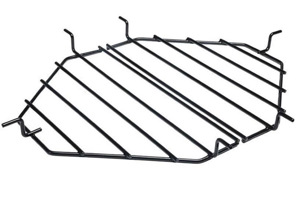 Primo Two Piece Drip Pan Heat Deflector Racks for Oval Junior 200 Grill