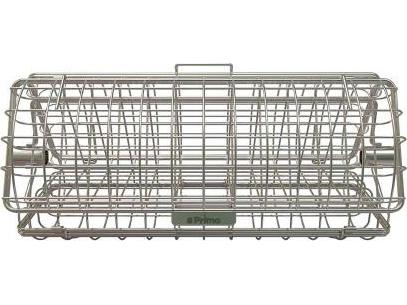 3-Sided Stainless Steel Rotisserie Basket