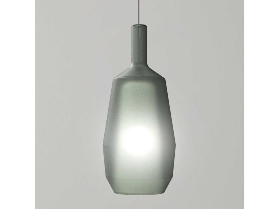 Mom Slim 1-Light Sage Green Glass Pendant Light