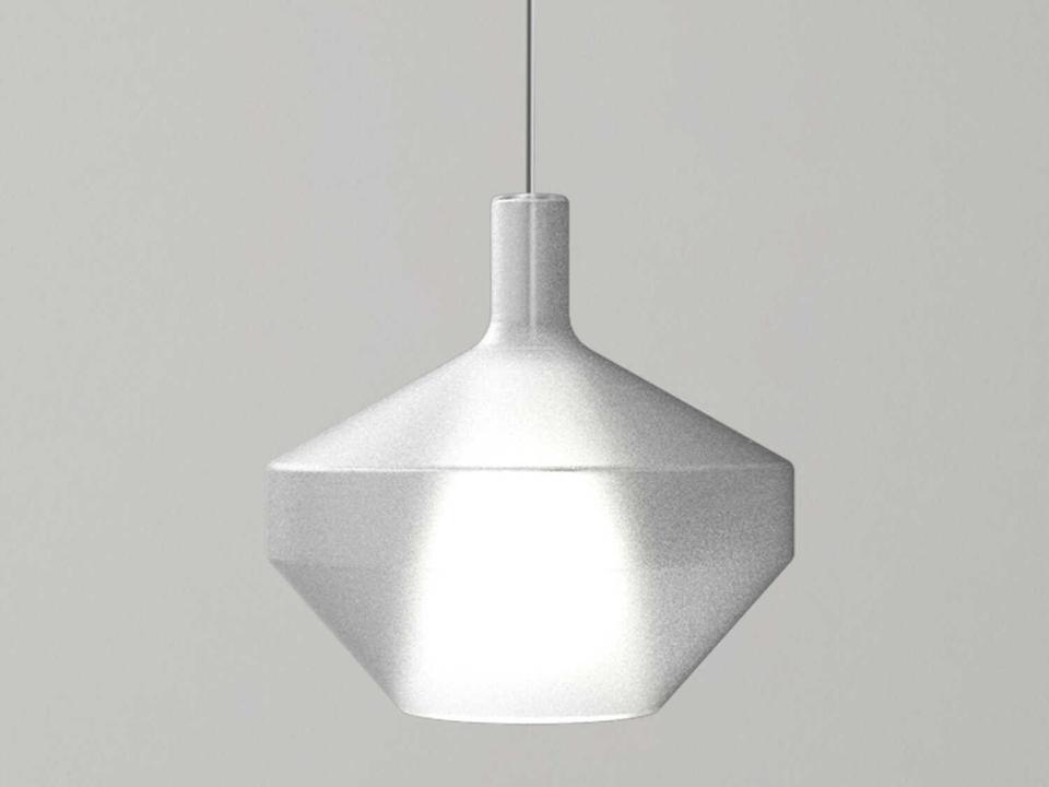 Mom Little 1-Light White Glass Mini Pendant