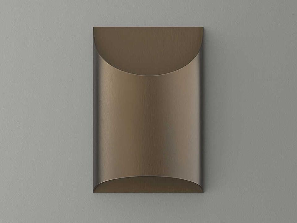 Aprile Fatty 1-Light Integrated LED Wall Sconce in Brushed Bronze
