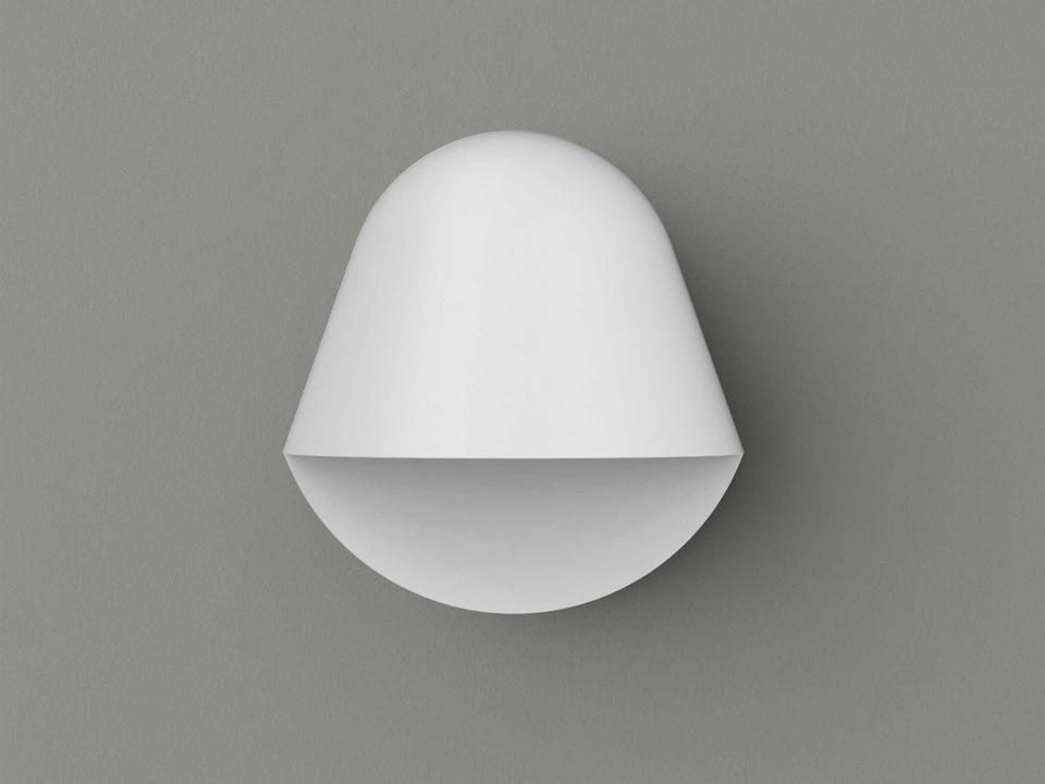 Enoki 1-Light Matt White LED Wall Sconce
