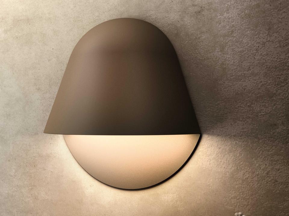 Enoki Art Deco LED Wall Sconce in Matte Bronze