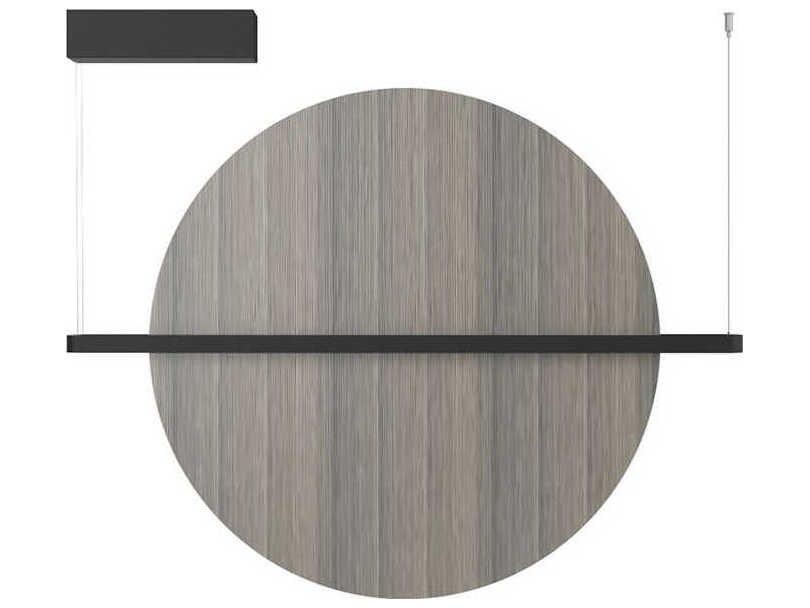 Hang Out Greying Ash Wood Round Pendant Light