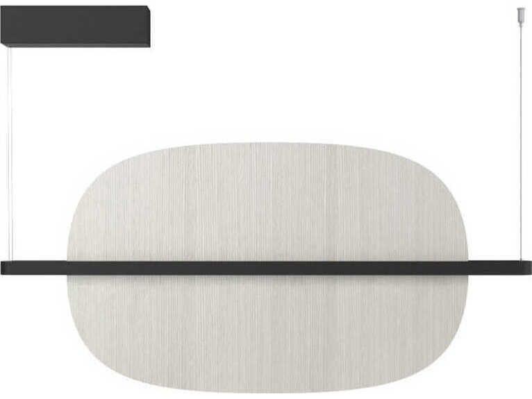 Hang Out Bleached Ash Wood Off White Round Pendant