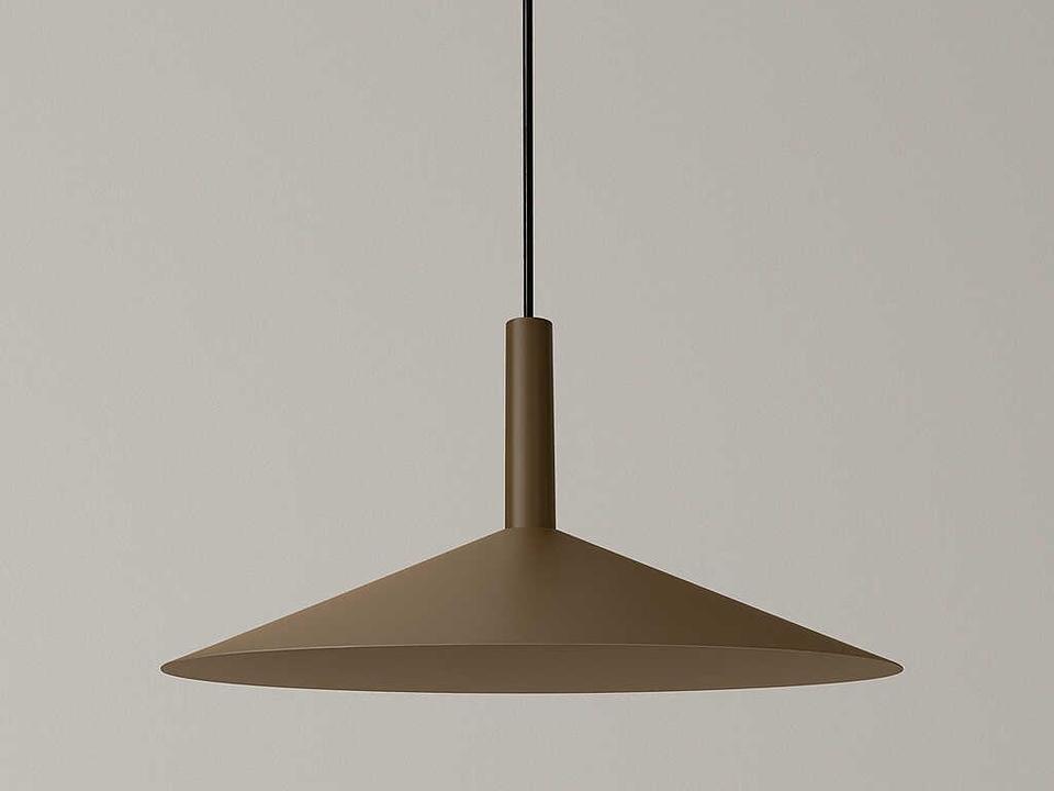 Altura 1-Light Integrated LED Pendant Light in Matt Bronze