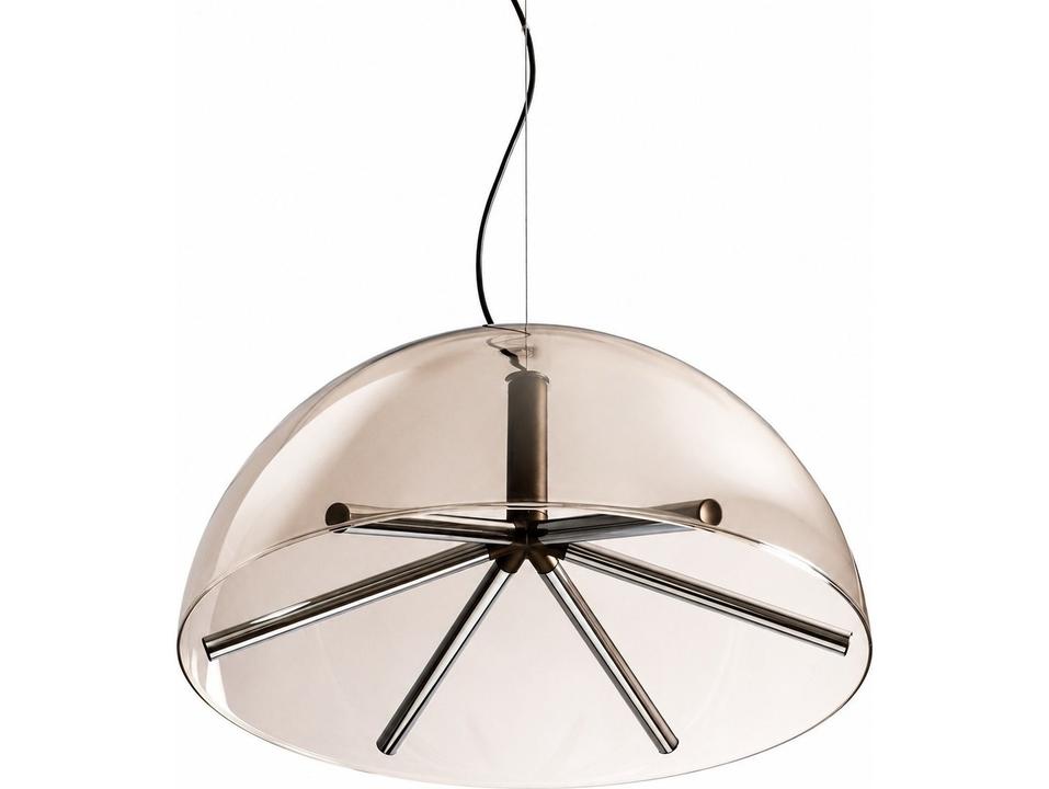 Runa 1-Light Bronze Smoked Dome Pendant