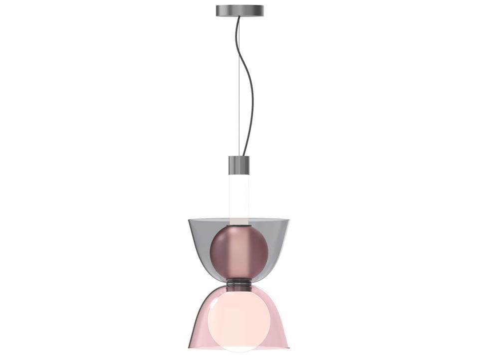 Gems Warm Pink Geometric Mini Pendant