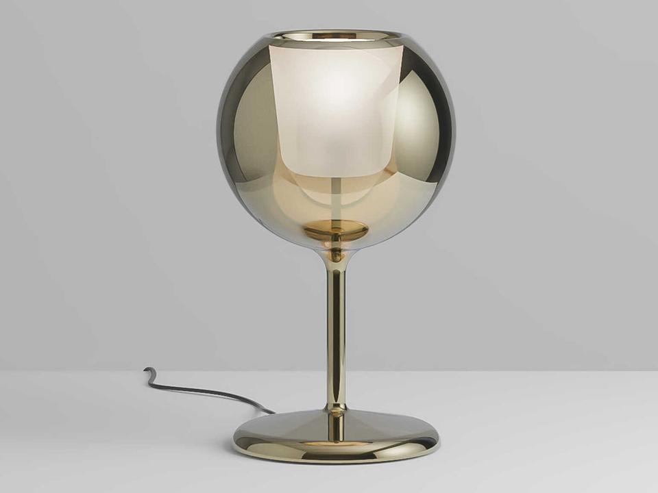 Glo Designer Configurable Table Lamp with Borosilicate Glass Sphere