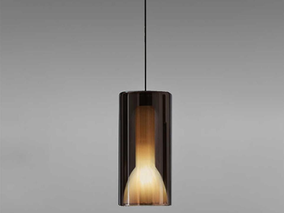 Lit 1-Light Cylindrical Mini Pendant