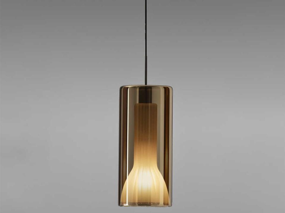 Lit 1-Light Cylinder Mini Pendant