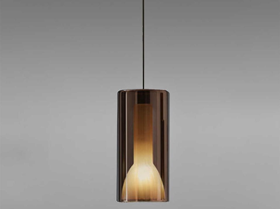 Lit 1-Light Cylinder Mini Pendant