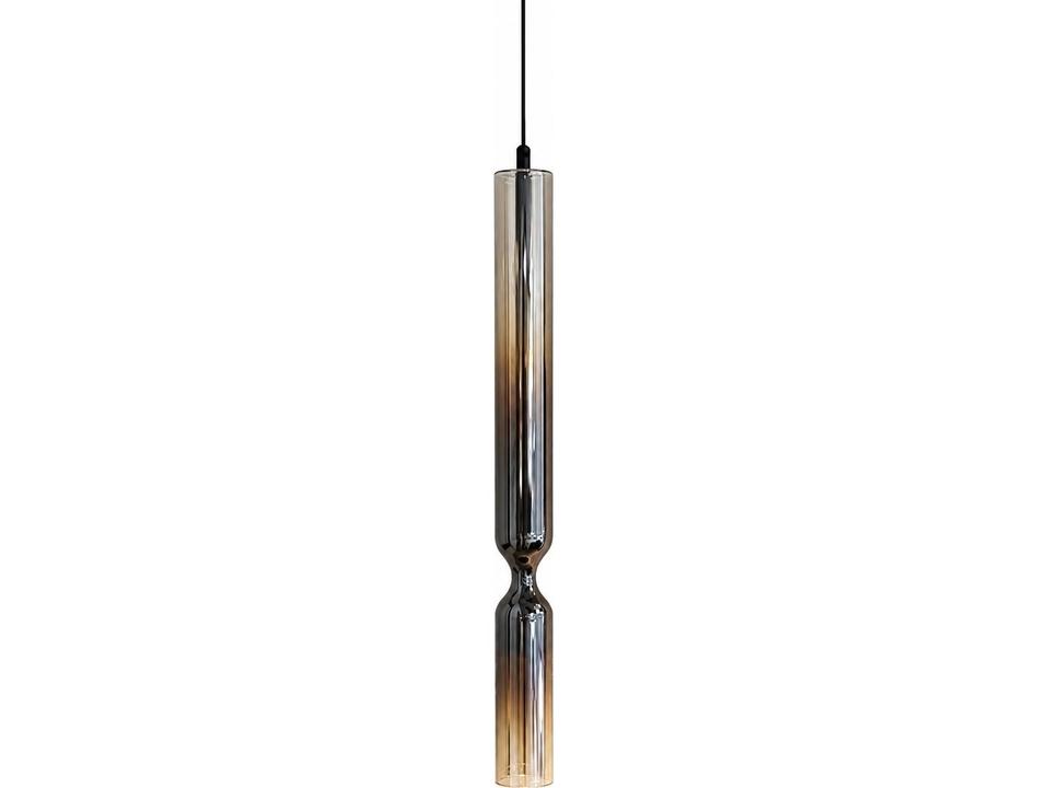 Misty 1-Light Black Cylinder Mini Pendant
