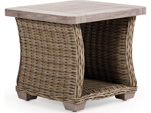 Riverside Wicker Square End Table