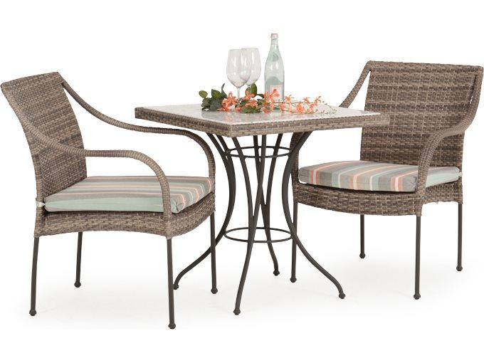 Augusta Wicker Bistro Set