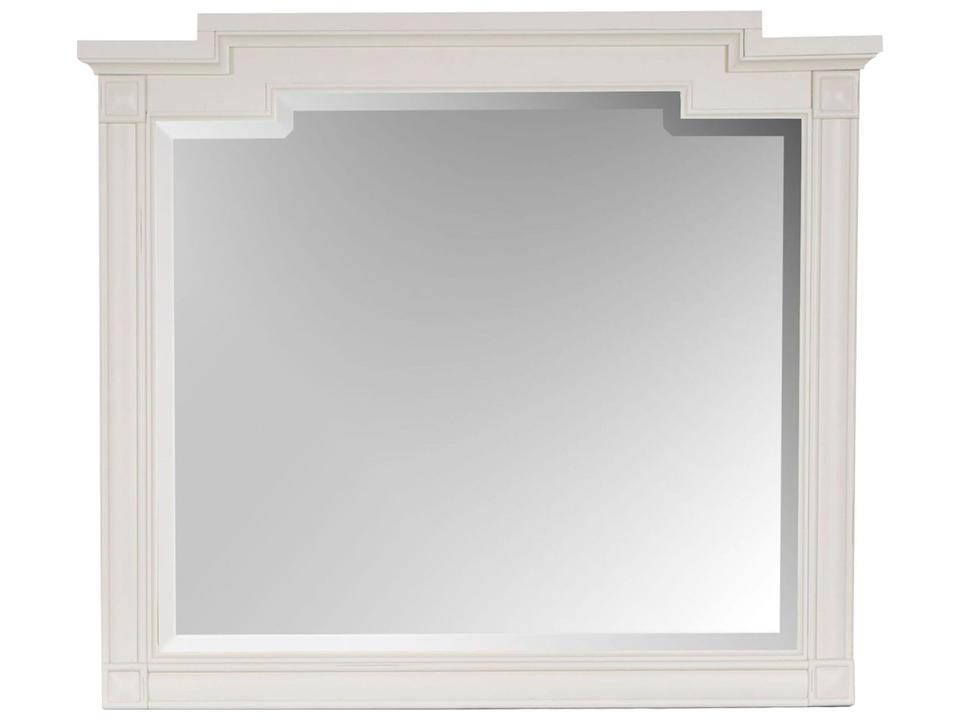 Willowbrook Egg Shell White Dresser Mirror Landscape