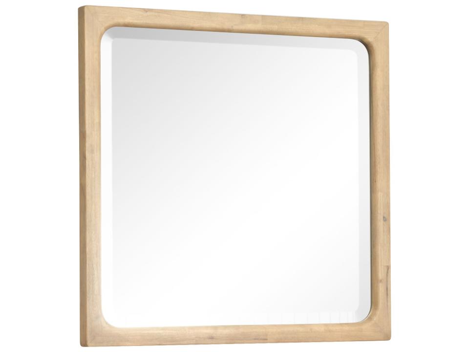 Somerset Butternut Dresser Mirror Landscape