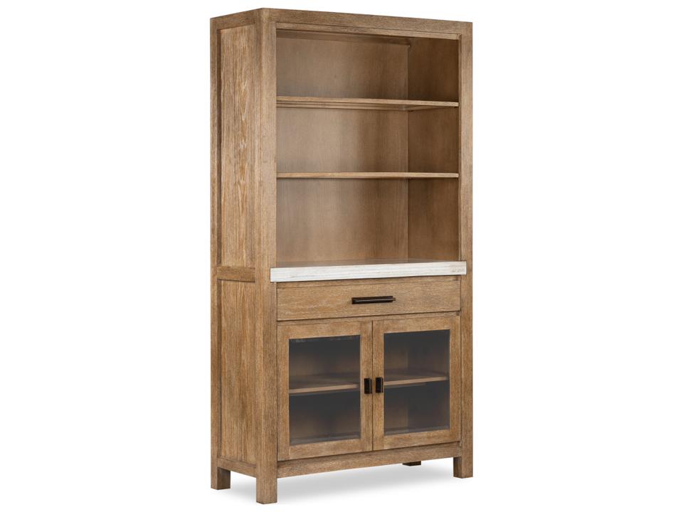 Plum Creek Natural Wood Sierra Brown Display Cabinet