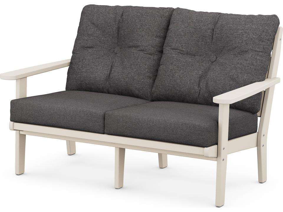 POLYWOOD Lakeside 2-Seat Outdoor Deep Seating Loveseat Frame