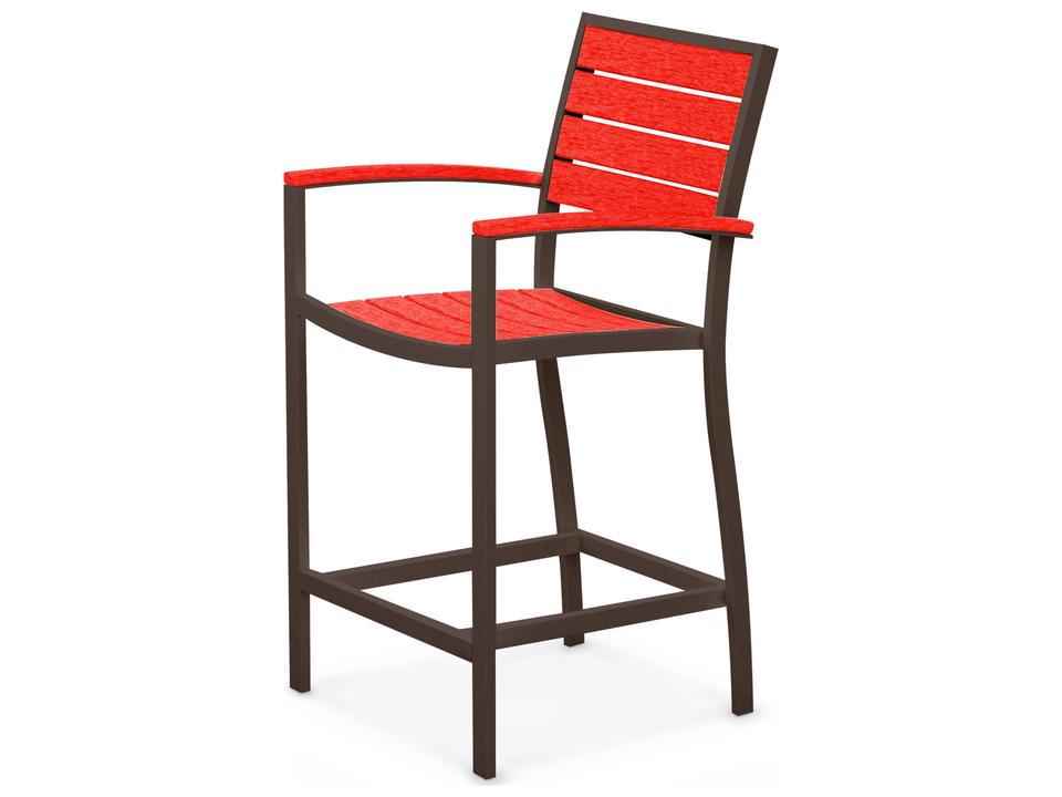 Euro Counter Arm Chair Seat Replacement Cushion