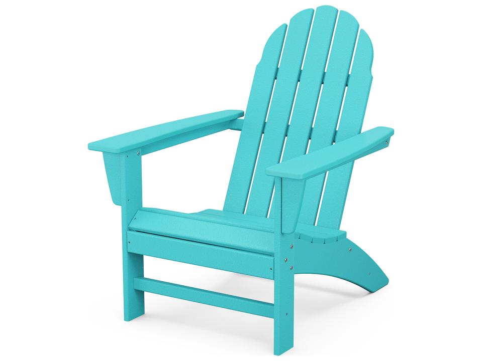 POLYWOOD Vineyard Adirondack Chair Recycled Plastic Outdoor