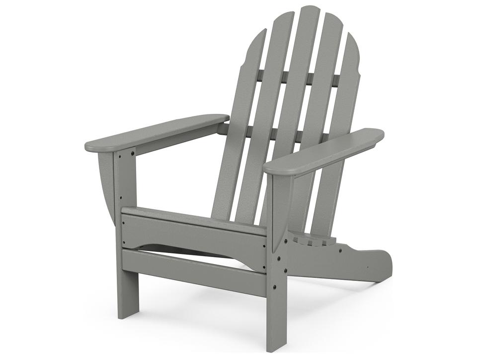 POLYWOOD Classic Adirondack All-Weather Recycled Plastic Accent Chair