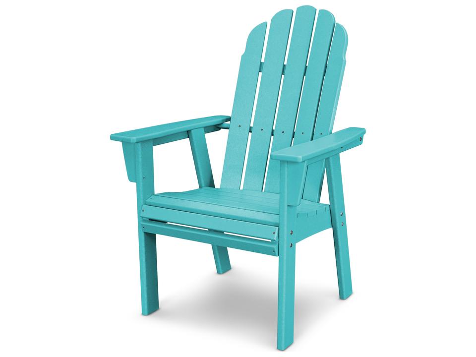 POLYWOOD Vineyard Recycled Plastic Adirondack Dining Side Chair