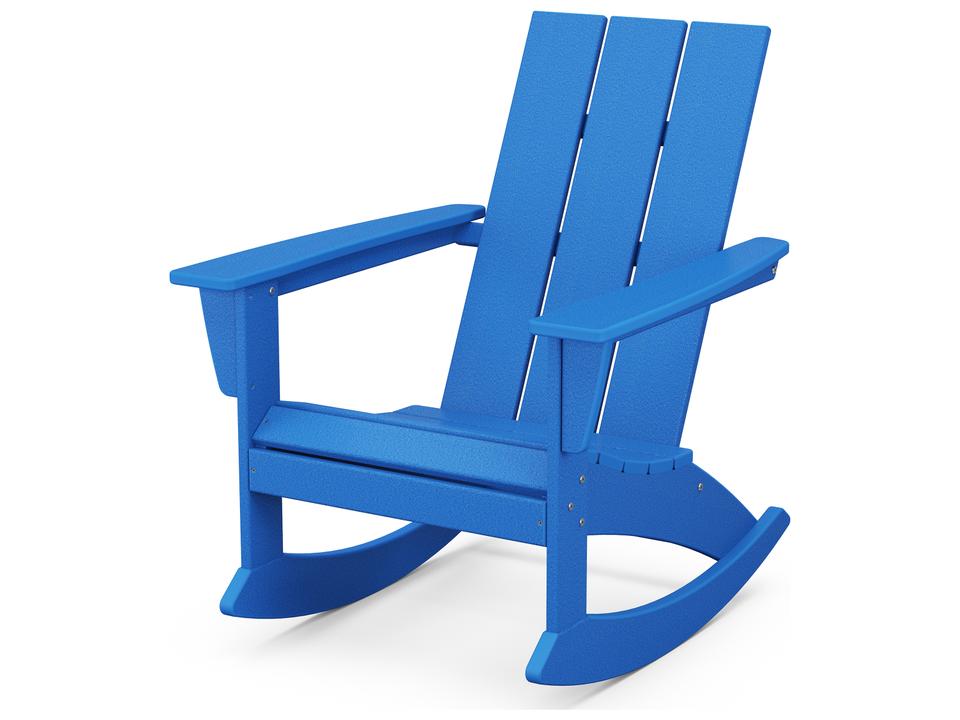 Modern Curved Adirondack Rocking Chair Seat Replacement Cushion