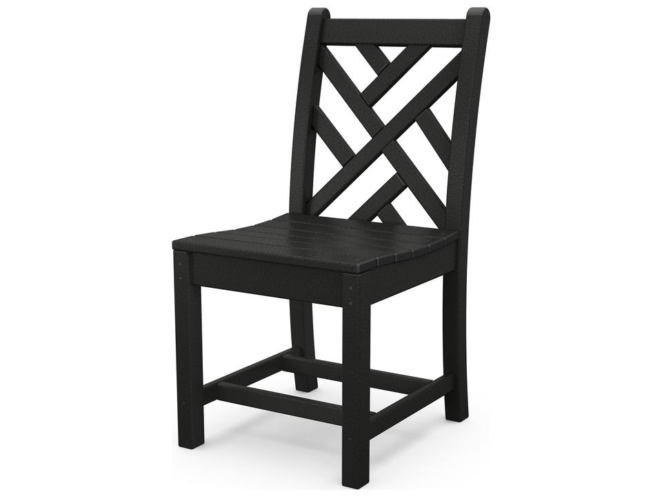 POLYWOOD Chippendale Dining Side Chair All-Weather Recycled Plastic