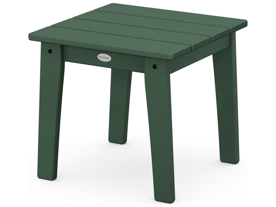 POLYWOOD Lakeside End Table in Teak