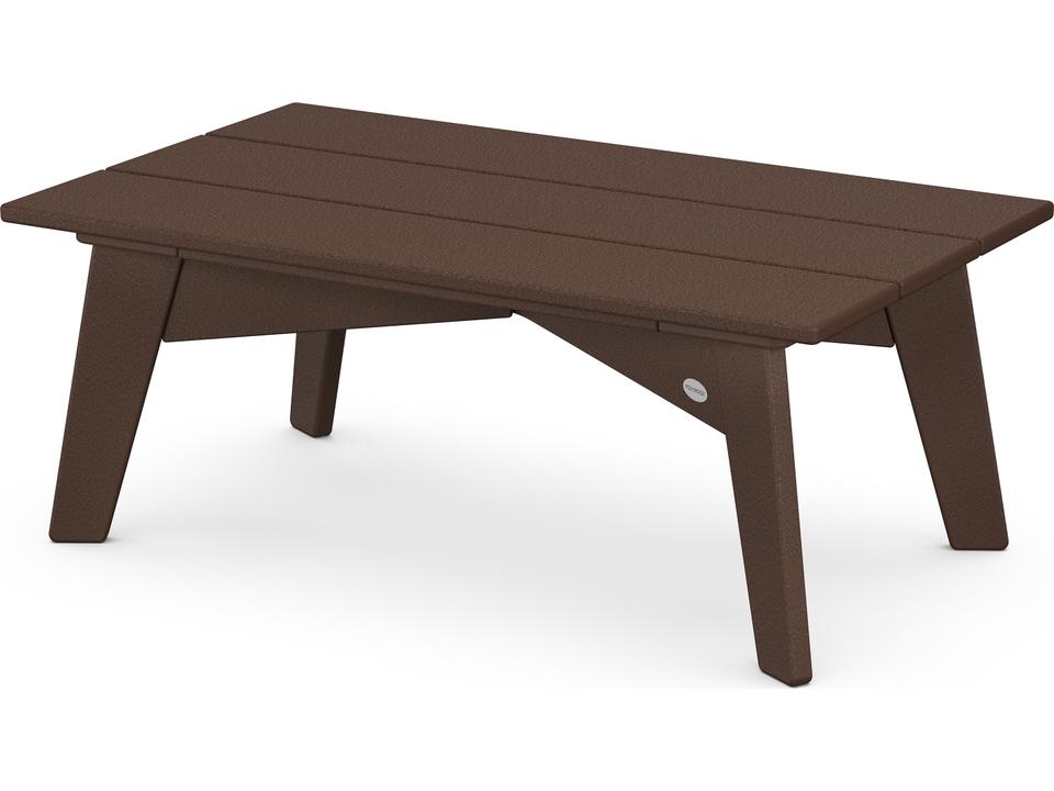 Riviera Modern Recycled Plastic Rectangular Coffee Table