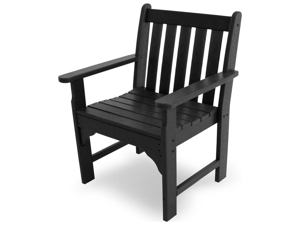POLYWOOD Vineyard Garden Arm Chair Outdoor Recycled Plastic Seating