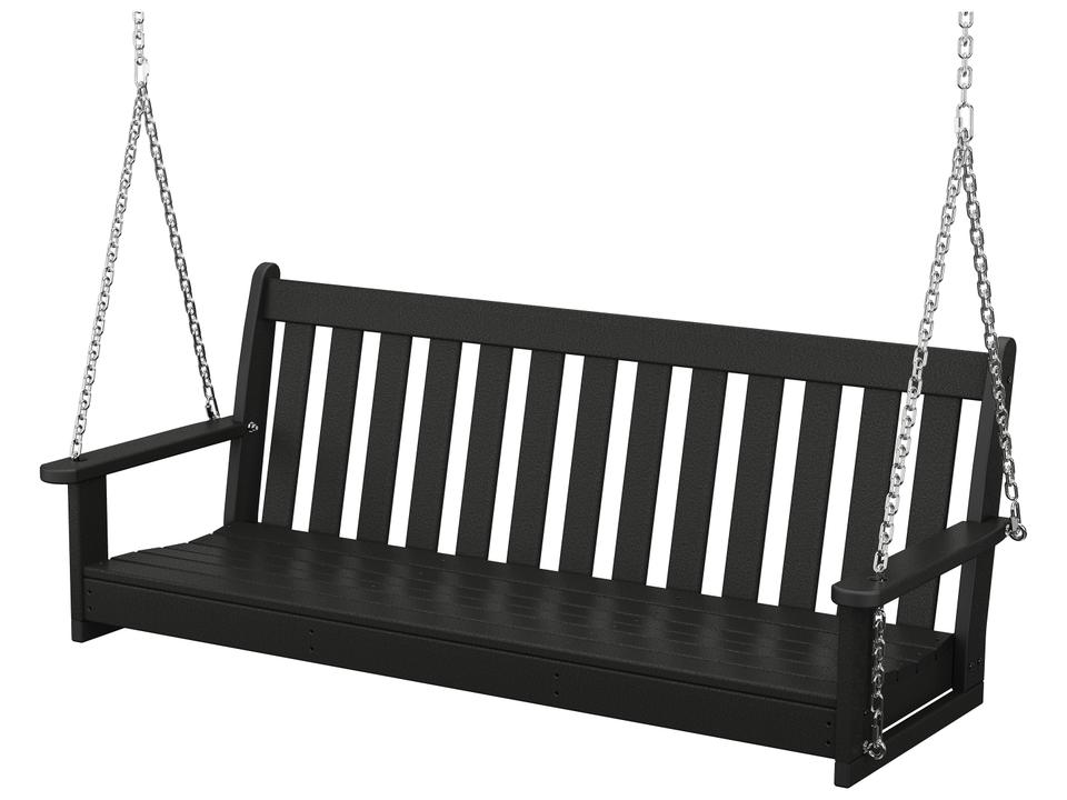 POLYWOOD Vineyard 60-Inch Porch Swing with Chain Kit