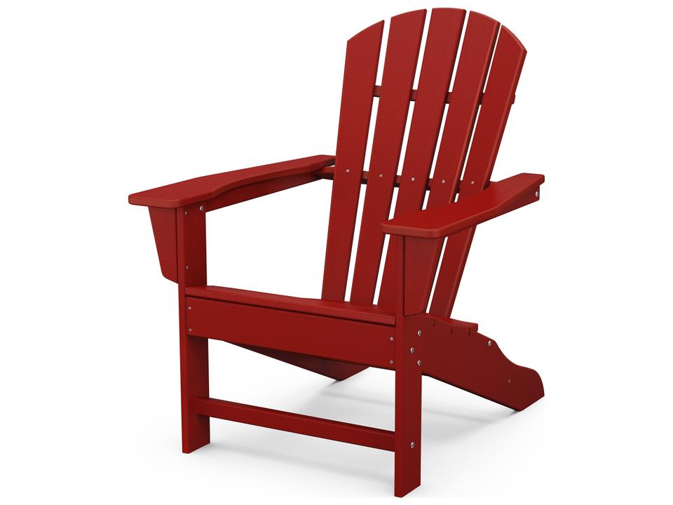 POLYWOOD Palm Coast Adirondack Chair in All-Weather Plastic Lumber