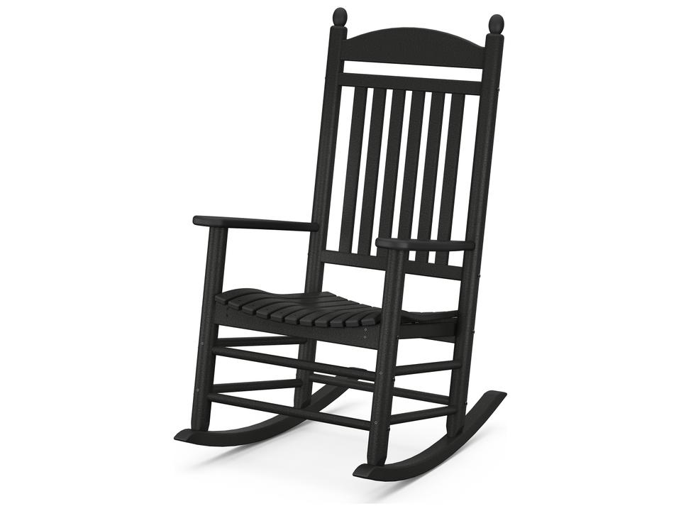 POLYWOOD Jefferson All-Weather Rocking Chair in Slate Grey
