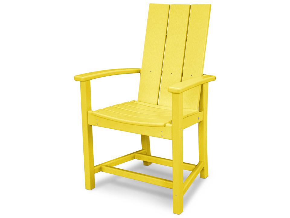 POLYWOOD Modern Adirondack Dining Side Chair Recycled Plastic