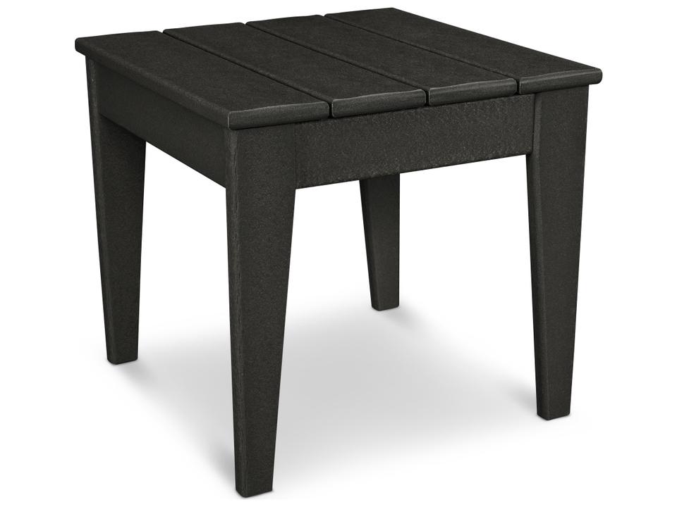 POLYWOOD Newport 18-Inch Square Side Table Recycled Plastic