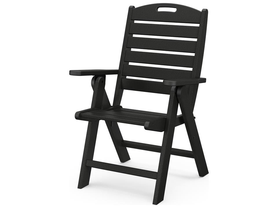 Nautical Recycled Plastic Highback Lounge Chair