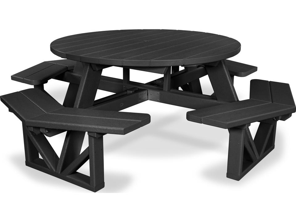 POLYWOOD Park 53 Inch Octagon Picnic Table